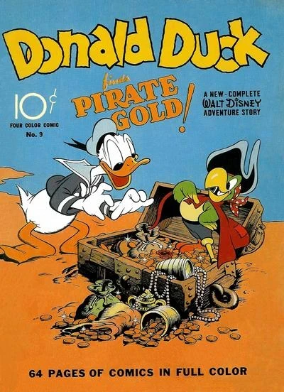 Cover of Donald Duck Finds Pirate Gold