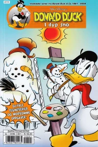 Donald Duck i dyp snø