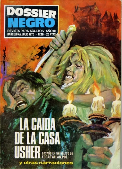 Cover of La caida de la casa Usher y otras narraciones