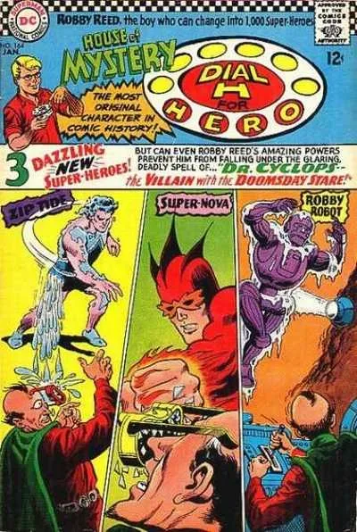 Cover of Dr. Cyclops - The Villain with the Doomsday Stare; Marco Vs. Manhunter!
