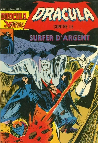 Cover of Dracula contre le Surfer D'Argent