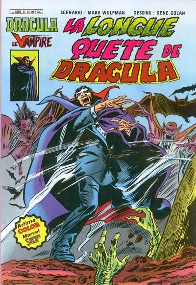 Cover of La Longue Quete de Dracula