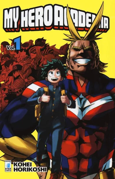 Cover of My hero academia 1