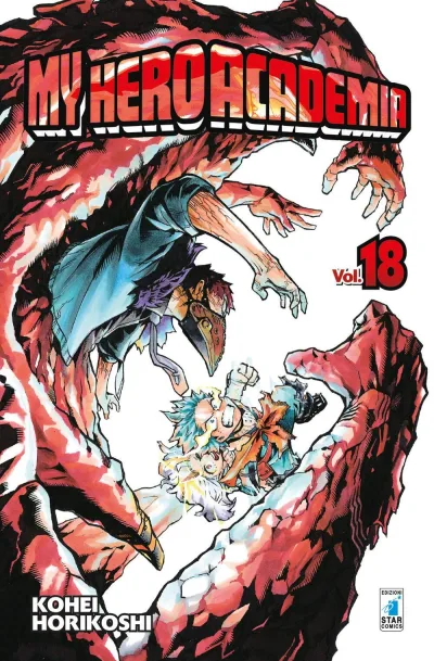 Cover of My hero academia 18