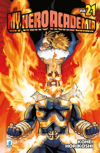 Cover of My hero academia 21