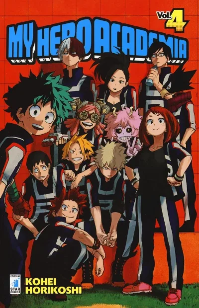 Cover of My hero academia 4