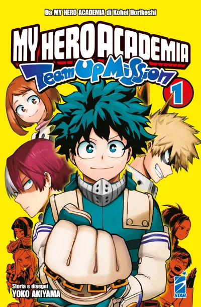 Cover of My hero academia team up mission 1