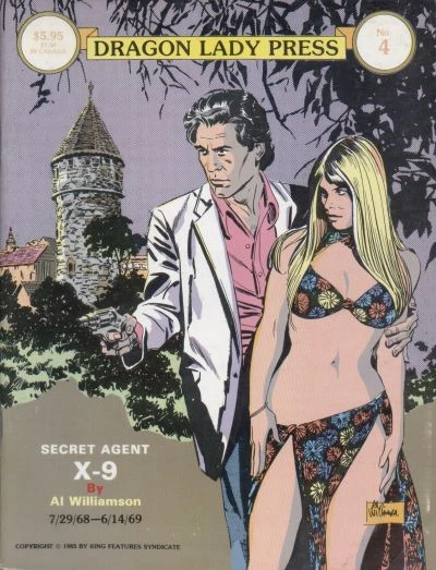 Cover of Secret Agent X-9 by Al Williamson 7/29/68-6/14/69