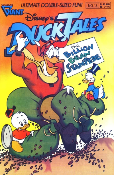 Cover of The Billion-Bean Stampede; Gyro Gearloose:The Nose Knows; Scottish Scares!; A Spicy Tale; Unk-Unk