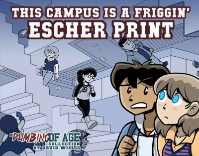Cover of This Campus Is A Friggin' Escher Print