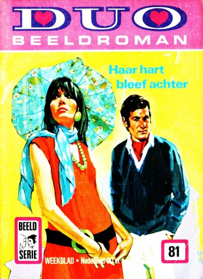Cover of Haar hart bleef achter