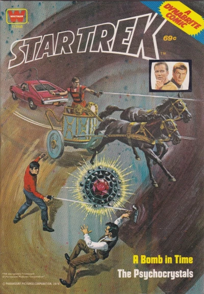 Cover of Star Trek - A Bomb In Time - The Psychocrystals