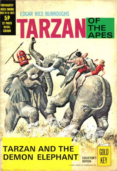 Cover of Tarzan and the Demon Elephant