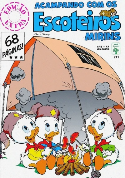 Cover of Acampando com os Escoteiros Mirins