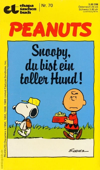 Cover of Peanuts: Snoopy, du bist eine toller Hund!