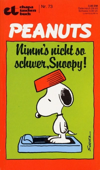 Cover of Peanuts: Nimm's nicht so schwer, Snoopy !