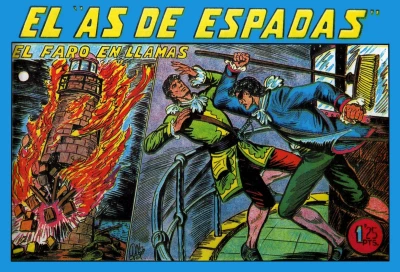 Cover of El faro en llamas