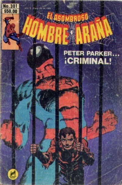 Cover of Peter Parker... ¡Criminal!