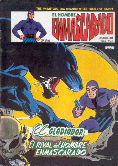 Cover of El gladiador; El rival del Hombre Enmascarado (1ª parte)