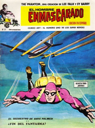 Cover of El secuestro de Dave Palmer; ¿Fin del Fantasma?