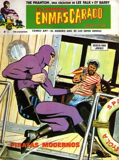 Cover of Piratas modernos