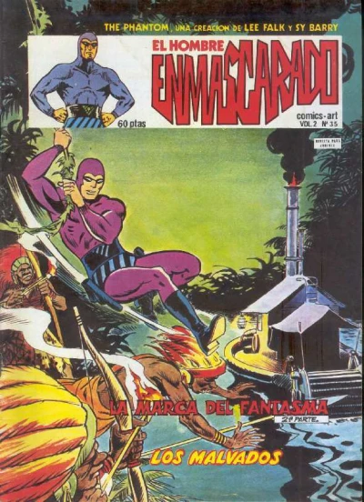 Cover of La marca del Fantasma (2ª parte); Los malvados (1ª parte)