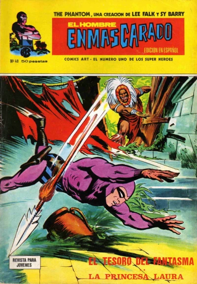 Cover of El tesoro del Fantasma (2ª Parte); La princesa Laura (1ª Parte)