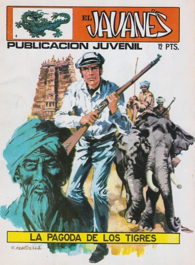 Cover of La pagoda de los tigres