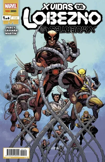 Cover of X Vidas de Lobezno / X Muertes de Lobezno 1 de 6