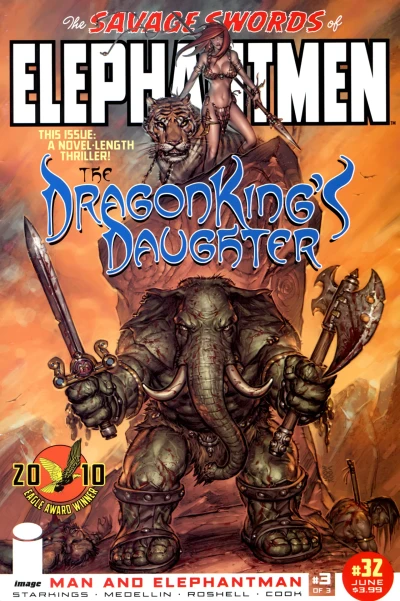 Cover of Man & Elephantman Part 3, The Dragonking's Daughter; The Power of the Elephant