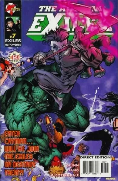 Cover of Enter Cayman...Will He Join the Exiles or Destroy Them?!