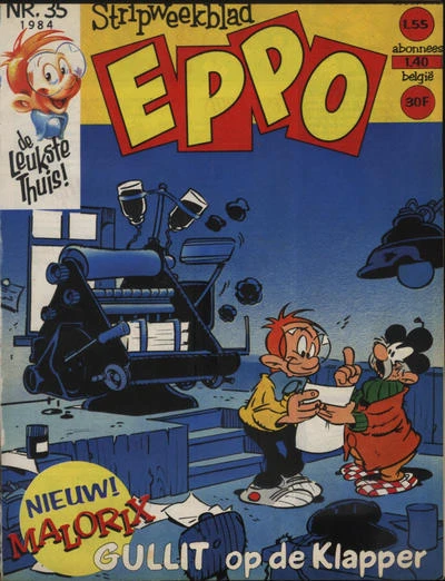 Cover of Malorix Gullit op de Klapper