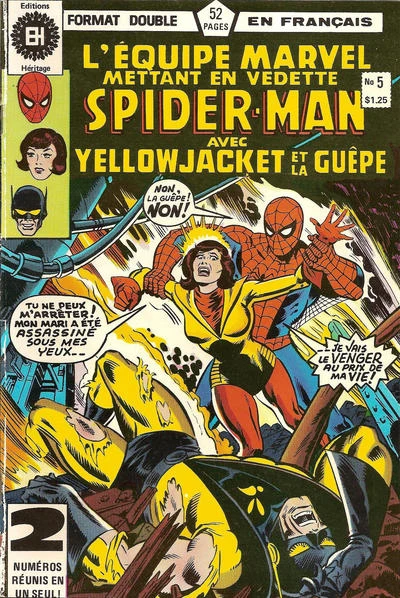 Cover of Spider-Man avec Yellow Jacket et la Guepe