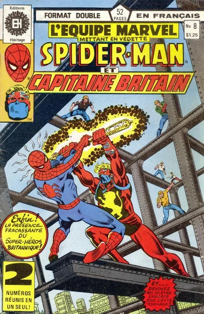 Cover of Spider-Man et Capitaine Britain
