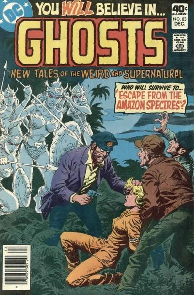 Cover of Escape from the Haunt of the Amazon Specters / Keep Out! This Theater is Haunted / Revenge of the Spectral Arm