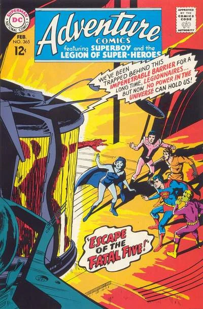 Cover of Escape of the Fatal Five!; Mocked By The Master!