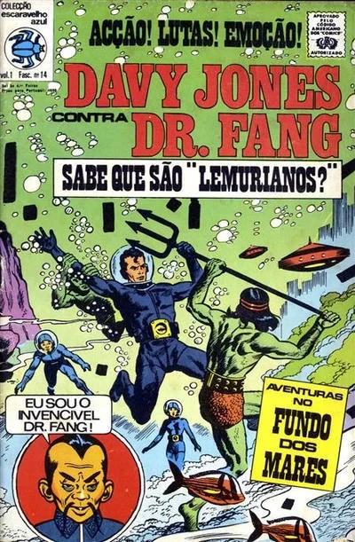 Cover of Davy Jones contra Dr. Fang