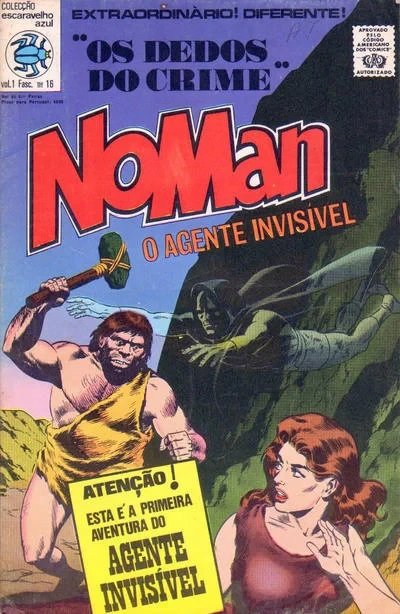 Cover of NoMan O Agente Invisivel