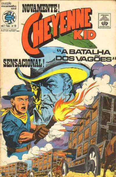 Cover of Cheyenne Kid "A batalha dos Vagoes"