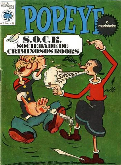 Cover of Popeye: S.O.C.K. Sociedade de Criminosos Kooks