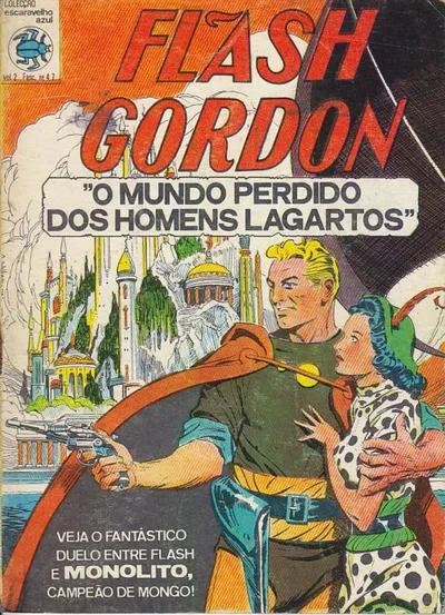 Cover of Flash Gordon: "O Mundo Perdido dos Homens Lagartos"