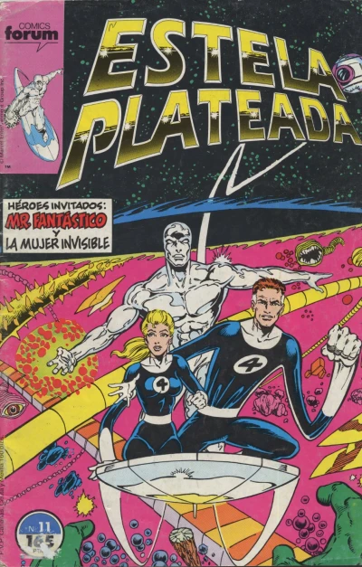 Cover of Espejos plateados (2ª Parte), Tres hacia la nada (1ª Parte)