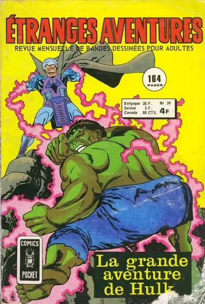 Cover of La grande aventure de Hulk