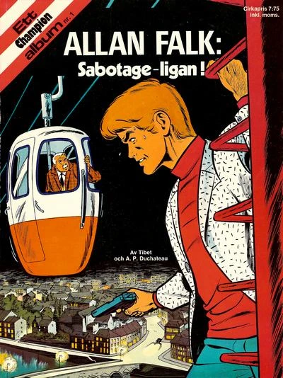 Cover of Allan Falk: Sabotage-ligan!