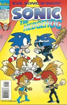 Cover of Evil Sonic Is Back