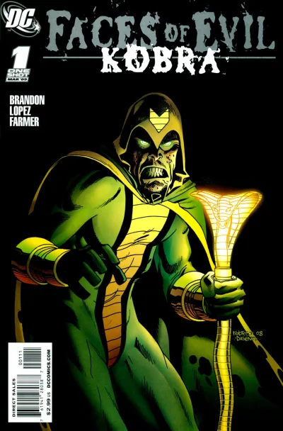 Cover of Faces of Evil: Kobra Vol 1 1