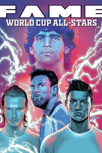 David Beckham, Lionel Messi, Cristiano Ronaldo and Diego Maradona