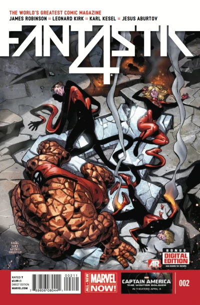 Cover of The Fall of the Fantastic Four Part 2