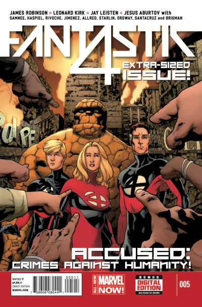 Cover of The Fall of the Fantastic Four Part 5