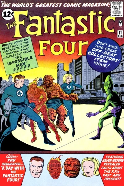 Cover of A Visit With The Fantastic Four; The Impossible Man